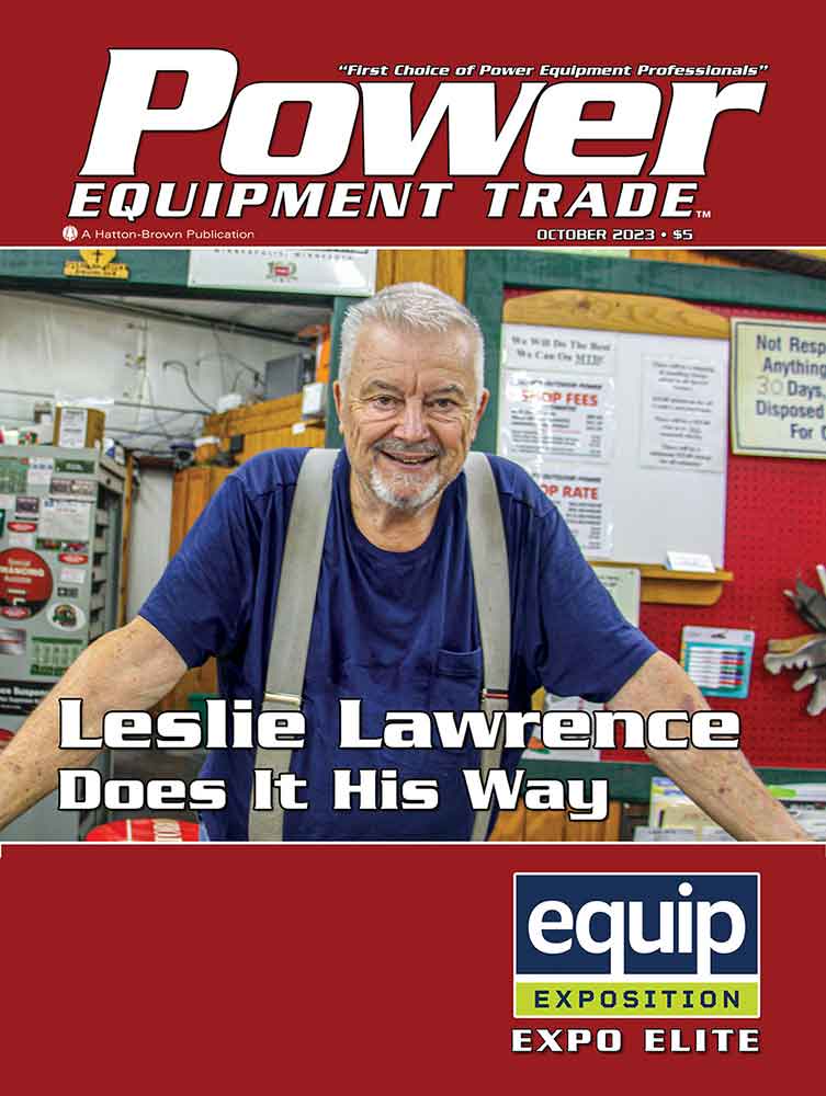 Leslies Outdoor Power Equipments feature in Power Equipment Trade Magazine