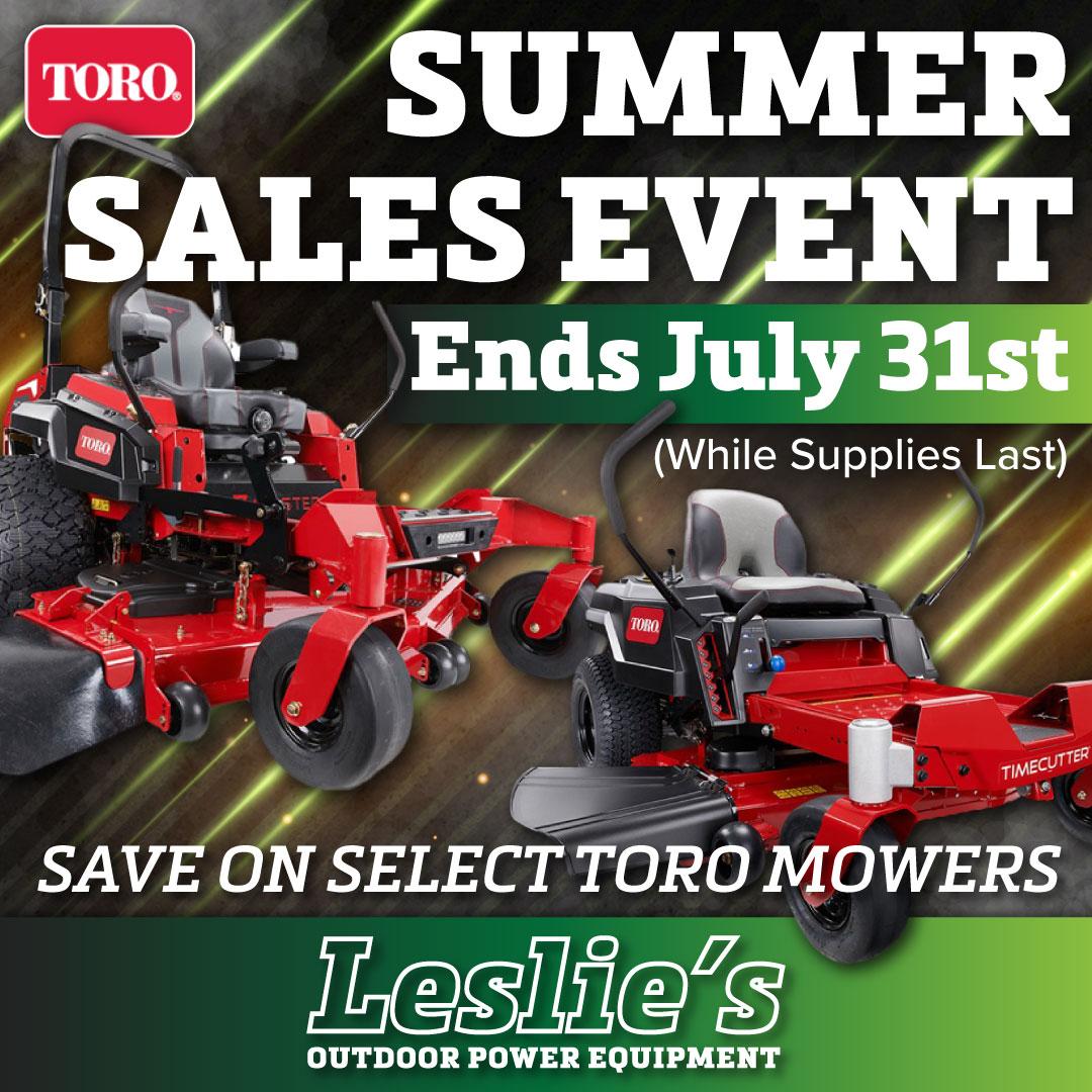 Toro Sale - Select Toro Models Are Now up to $1000 off